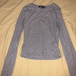 misguided gray long sleeve